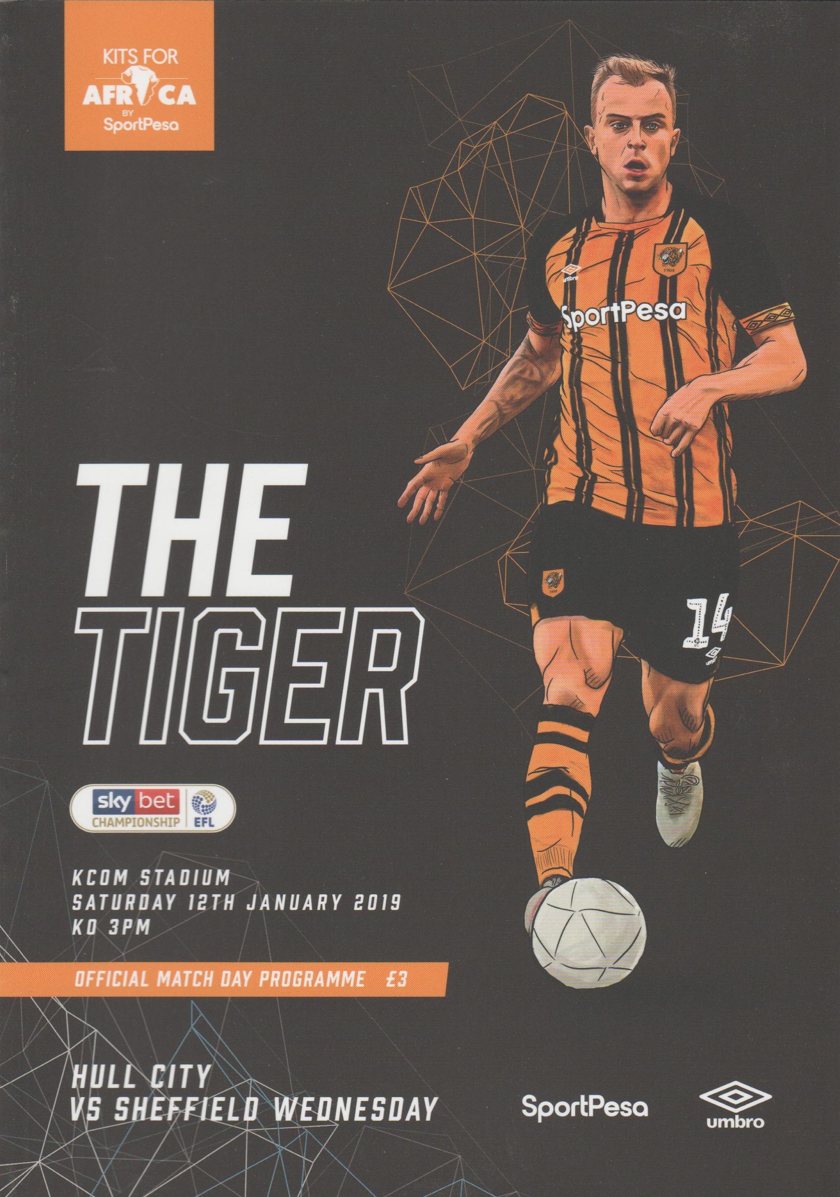 HULL CITY v SHEFFIELD WEDNESDAY 2018/19